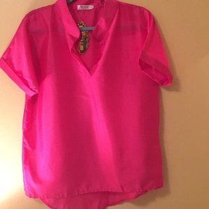 Vicabo Hot Pink Shirt Size XL but fits like Large